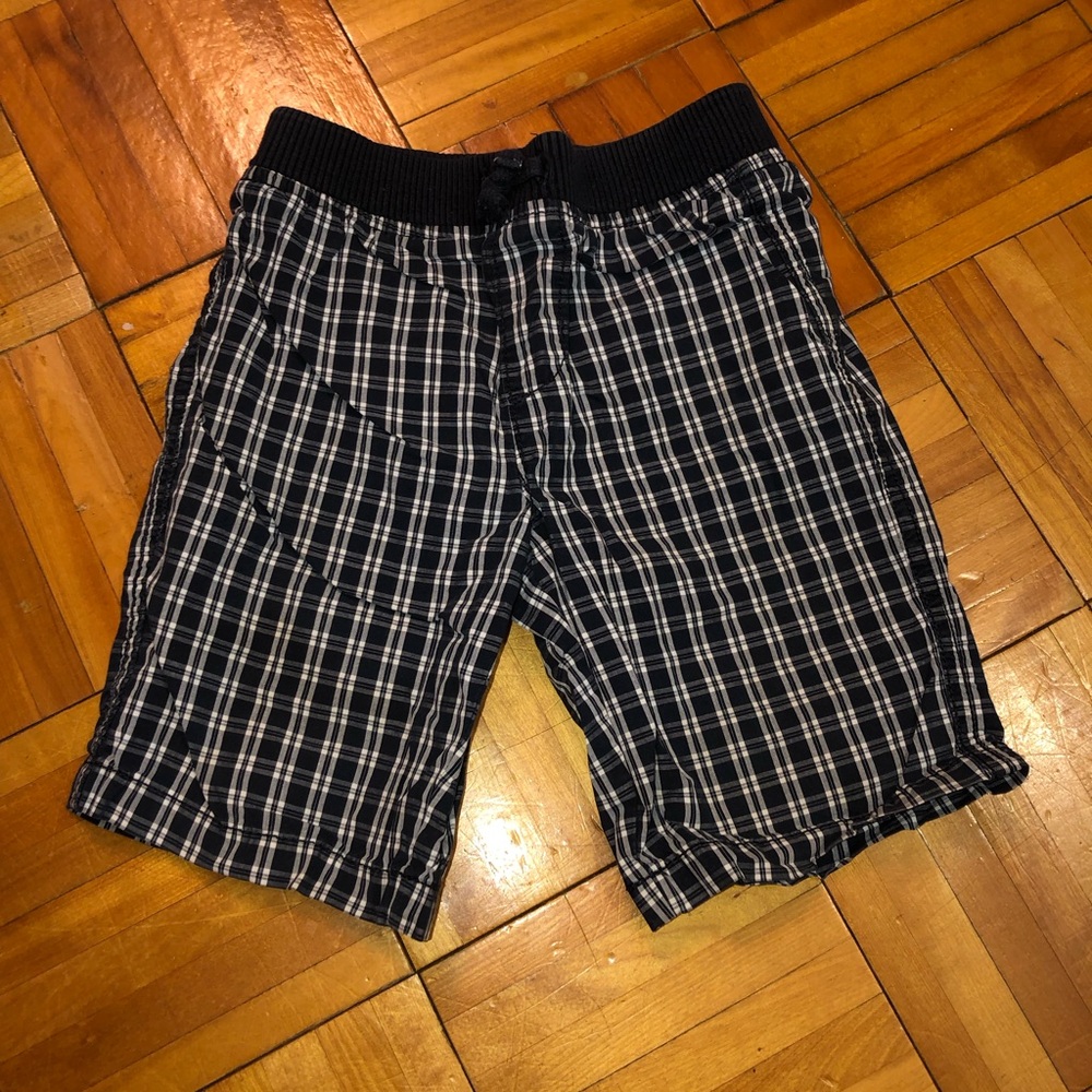 Joe Fresh Kids Plaid Shorts - Black and White